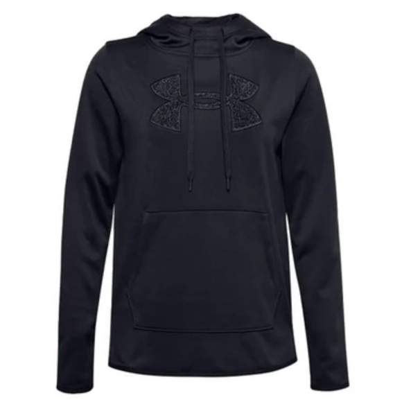 Under Armour Tops - Under Armour Essential Fleece Black Hoodie